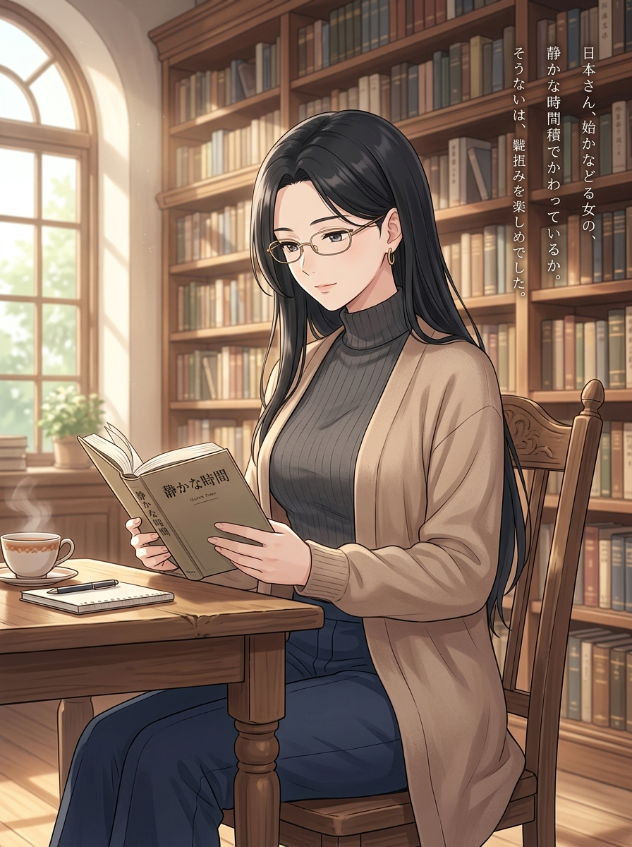 Rei, the Quiet Librarian